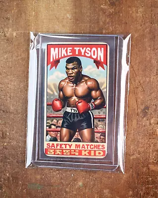 1989 Mike Tyson Matchbox Japanese Tobacco Boxing Card • $125