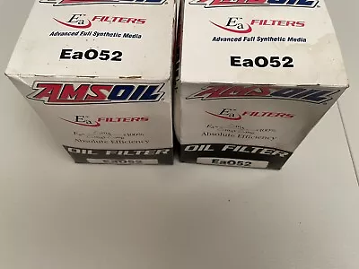 Lot Of 2 EAO52 EA052 AMSOIL Full Synthetic 20 Micron Oil Filter Duramax Diesel • $30