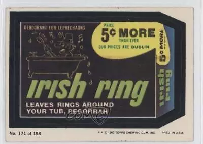 1980 Topps Wacky Packages Series 3 Irish Ring #171 0f2 • $8.59