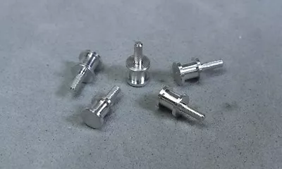 $11.95 • Buy Tyco HO Slot Car Parts - 440x2 & Mattel HPx2 Aluminum Guide Pin Lot Of 5 - New