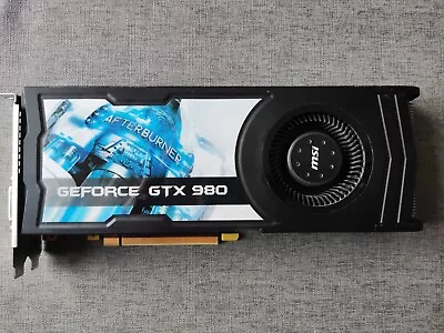 £47 • Buy MSI Nvidia GeForce GTX 980 4GB Video Graphics Card GTX-980-4GD5-OCV1