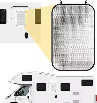 RVNOVUS RV Window Shade - 16X25 Sun Shield Solar Entry Door Window Cover For Tra • $14.13