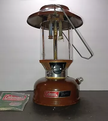 Coleman 275  09-79 November 1979 Turd Double Mantle Lantern 275 Vintage • $35