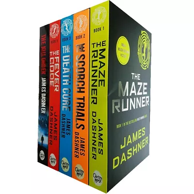 Maze Runner Series James Dashner 5 Books Collection Set Pack The Fever Code Pb  • £18.95