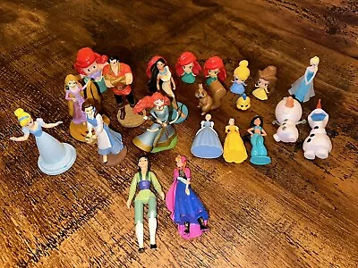 £12 • Buy Disney Princess Bundle Of Figures X22 Various Princesses Toys/cake Toppers