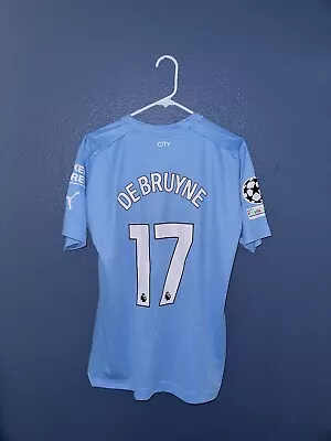 De Bruyne #17 Man City Home Jersey 23/24 Large UCL Soccer Football Manchester • $39.99