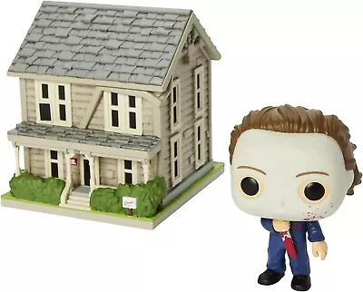 FLAWED Box Funko Pop Halloween Michael Myers W/ House Deluxe Figure • $25