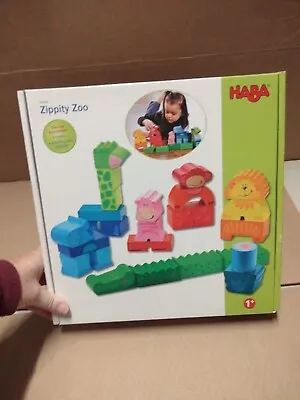 Haba Zippity Zoo Wooden Blocks 25 Piece • $45