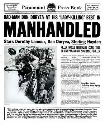 Manhandled - Dan Duryea - Dorothy Lamour - DVD-R. • £3