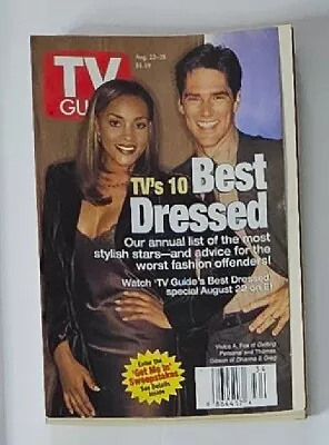 TV Guide Magazine August 22 1998 Thomas Gibson New York Metro Ed. No Label • $17.95