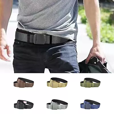 Travel Security Belt Hidden Money Pouch Wallet Pocket Waist Belt Safe Non-Metal • $11.69