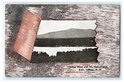 1908 Long Pond Mt. Monadnock E Jaffrey NH New Hampshire Postcard  Geo H. Duncan • $12