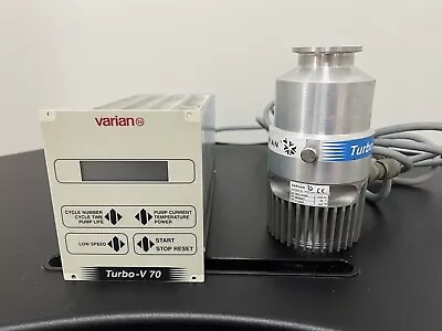 Varian Turbo-V 70LP MacroTorr Turbomolecular Vacuum Pump With Controller System • $951.08