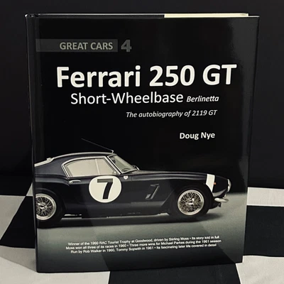 £95 • Buy Signed Ferrari 250 Gt Short Wheelbase Autobiography Of 2119 Gt Book Doug Nye Swb