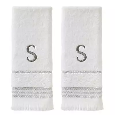  Casual Monogram Hand Towel (2-Pack)  S  White • $21.61