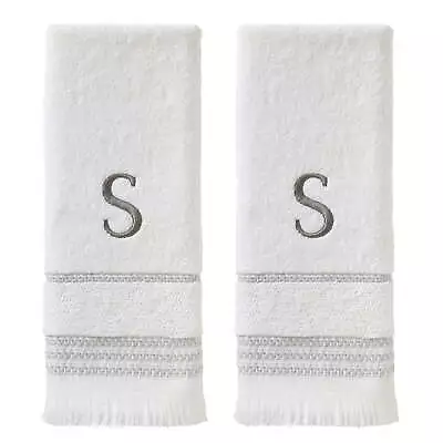 Casual Monogram Hand Towel (2-Pack)  S  White • $23.75