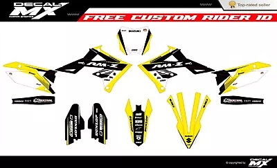 Fits Suzuki RMZ 250 2019 To 2024 RMZ450 2018 To 2024 Graphic Kit Decals Stickers • $128.24