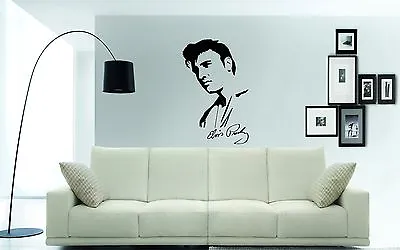 £16.50 • Buy ELVIS PRESLEY Wall Art Sticker, Decal, Mural, Includes Autograph 85 X 55cms