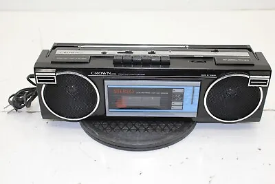 $49.99 • Buy Crown Japan P-420 Stereo Radio Cassette Recorder