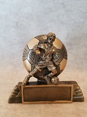 $8.69 • Buy Male Soccer / Futsal Resin Trophy - With A Free Personalized Plaque