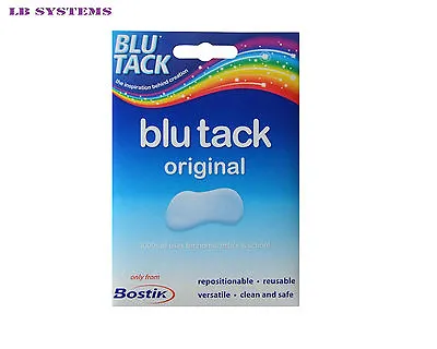 Blu Tack Packet Blue Tac Re-usable Adhesive Putty Repositionable Glue Sticky New • $5.79