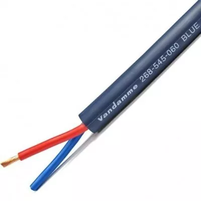 Van Damme Blue Series Studio Grade Speaker Cable 4.00mm BY THE METRE 268-545-060 • £6.15