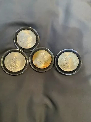 4 Mexican 5 Pesos Coins • $0.01