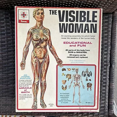 Renwal The Visible Woman Plastic Model Complete With Box Unused Vintage 1960 • $39.99