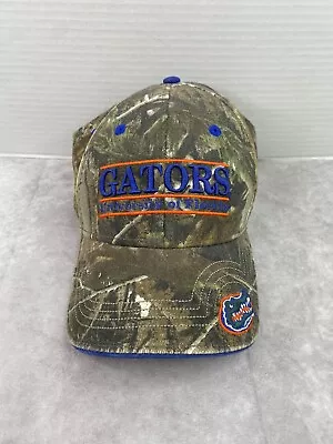 Florida Gators Camo Hat Adult One Size The Game Realtree Camo Fitted Hat Cap • $14.94