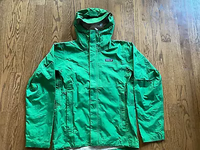 $69.99 • Buy PATAGONIA Torrentshell Men's Rain Jacket Waterproof Hood Kelly Green Sz XS