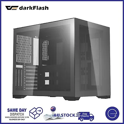 $139 • Buy DarkFlash Computer PC CASE ATX Tower Tempered Glass Panel Without Fan(C305)