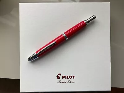 Pilot Fountain Pen Vanishing Point 2022 Limited Edition Red Coral Medium 18200 • $275