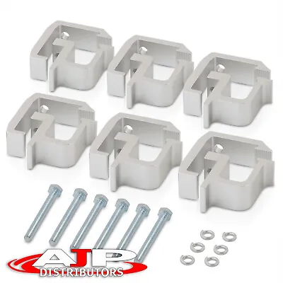 $32.99 • Buy Aluminum Truck Bed Rack Cap Topper Camper Canopy Shell Utility C Clamp Set Of 6
