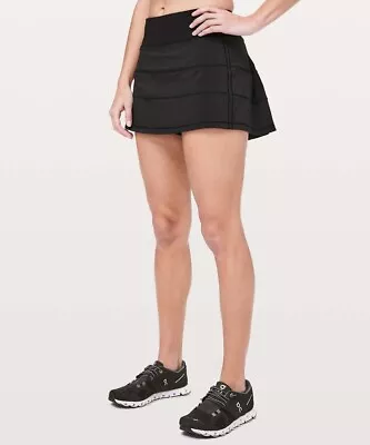 Lululemon Women's Size 6 Black Pace Rival Lined Skirt Skort  • $35