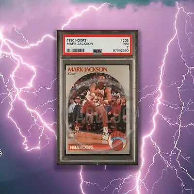 1990 Hoops 205 Mark Jackson Psa 7 • $19.99