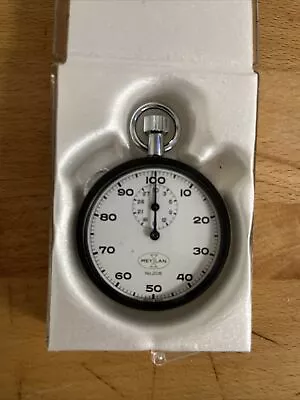 Meylan No. 208 Swiss Made Vintage Stopwatch - Works Great - Look • $39.99