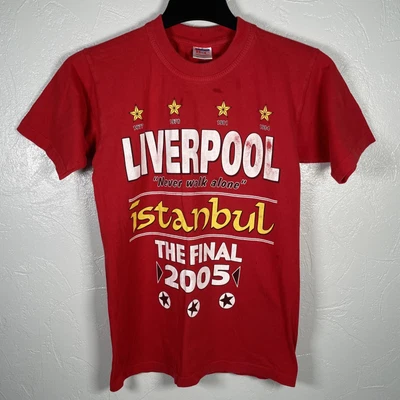 £26.99 • Buy Liverpool Champions League Final 2005 T Shirt Istanbul Double Sided Youth 12-14