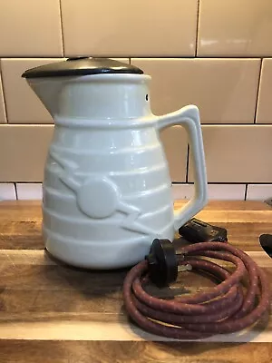 Vintage Antique Twylite Ceramic And Bakelite Electric Jug Kettle • $39.99