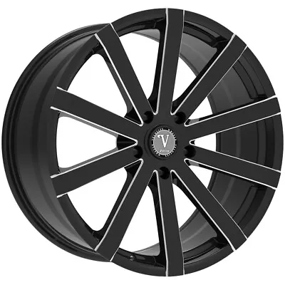 Velocity VW12 18x8 5x4.5  +35mm Black/Milled Wheel Rim 18  Inch • $155.99