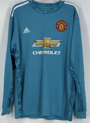 Men Adidas Premier Manchester United #26 Dean Henderson Goalie Jersey Size XL • $45.12
