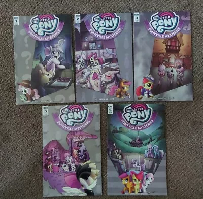 Lot Of 5 IDW My Little Pony Ponyville Mysteries #1-5 - VG • $35