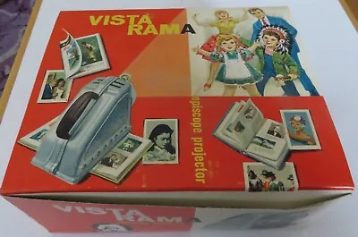 Vintage Vista Rama Episcope Projector W/ Original Box And Instructions WORKS! • $9