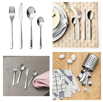 IKEA FÖRNUFT (Fornuft) 24-Piece Stainless Steel Cutlery Set PUP10 • £19.05
