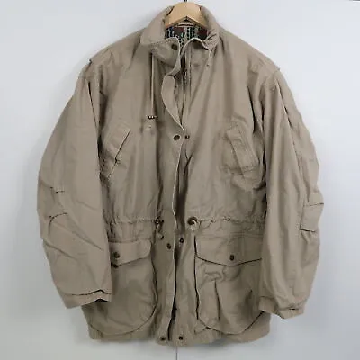 £13.96 • Buy Vintage Wolverine Mens Jacket Size M Brown Zip-Up Pockets Windbreaker Coat