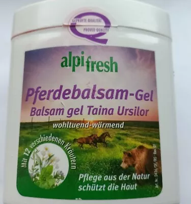 Alpi Fresh Pferdebalsam Original Hot Gel  Uk Stock Same Day Fast Delivery  • £21.40