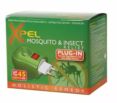 Mosquito Insect Repellent Plug In With 35ml Solution XPEL • £2.49