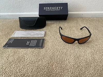 Men's Serengeti Summit 5602 Sunglasses Photochromic Matte Black Drivers Lens New • $159.99