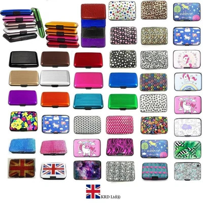 £2.99 • Buy RFID Block Aluminium Credit Card Holder Security Wallet Business Case Travel UK