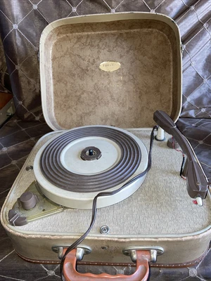 £27.99 • Buy FIDELITY RADIO Record Player Spares Repair Rare Model Spins But Damage To Stylus