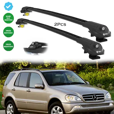 For Mercedess M-CLASS ML-W163 1998-2005 Black Cross Bars Roof Rack Easy Install • $199